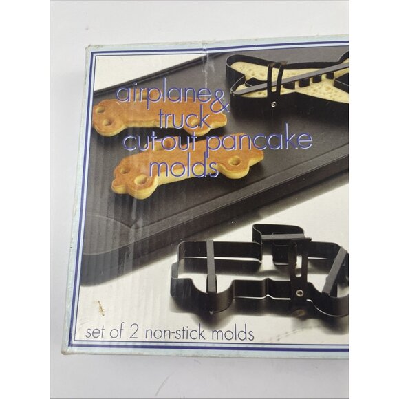 Pancake Molds Airplane/Truck Cut Out Non Stick Metal 2006 - Picture 2 of 9